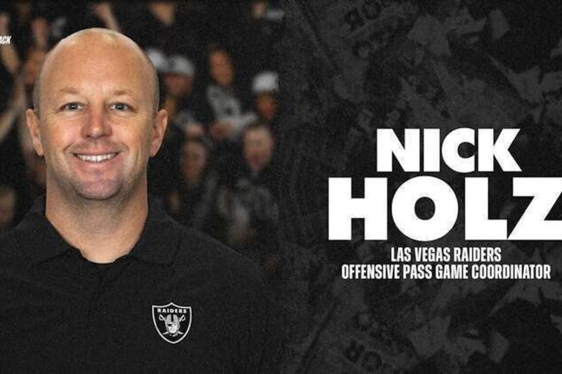Raiders name Nick Holz Offensive Passing Game Coordinator