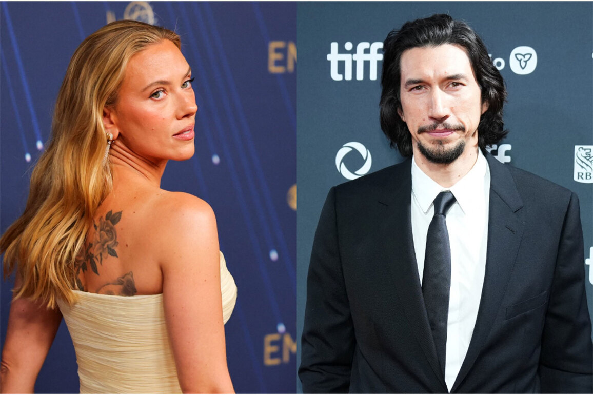 Scarlett Johansson praises Adam Driver ahead of 'Paper Tiger' Cannes premiere