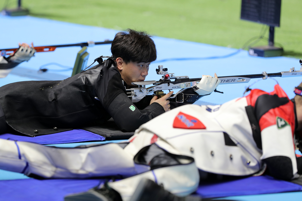 (SP)EGYPT-CAIRO-SHOOTING-ISSF WORLD CHAMPIONSHIP-50M RIFLE 3 POSITIONS-MEN'S FINAL