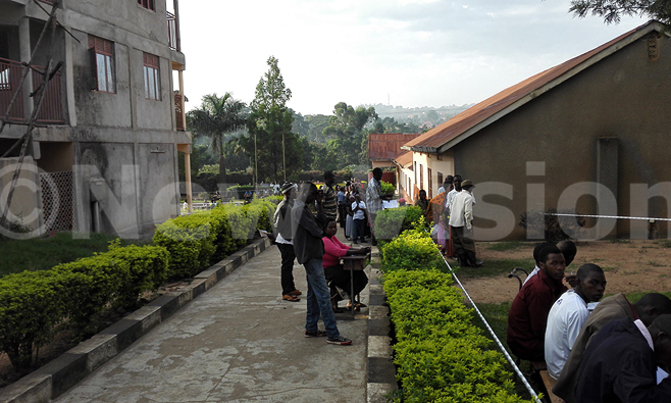 Delayed start at Paul Mukasa SSS Kigunga polling station Delayed start at Paul Mukasa SSS Kigunga polling station
