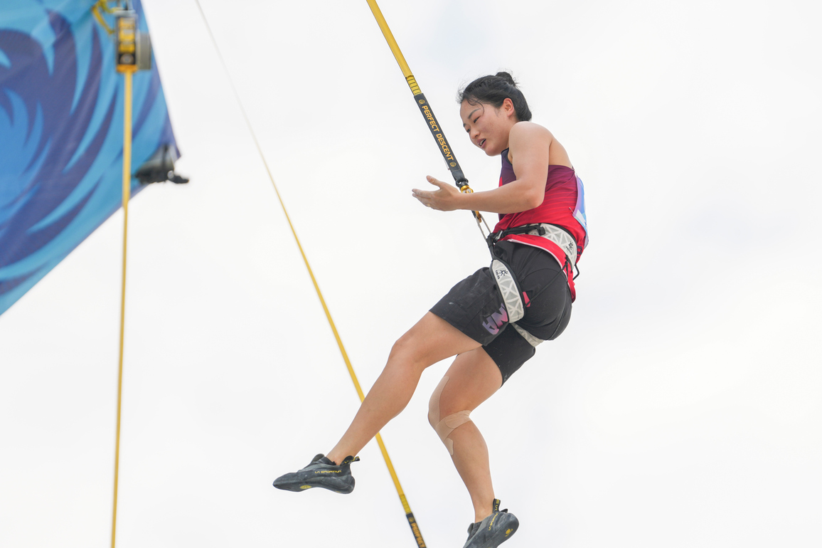 (SP)CHINA-CHENGDU-THE WORLD GAMES 2025-SPORT CLIMBING-WOMEN'S SPEED SINGLE-QUALIFICATION (CN)