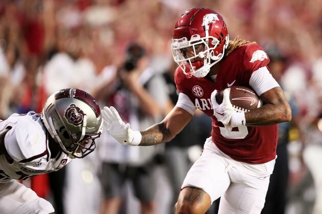 No. 10 Arkansas overcomes 17-point hole to defeat Missouri St.
