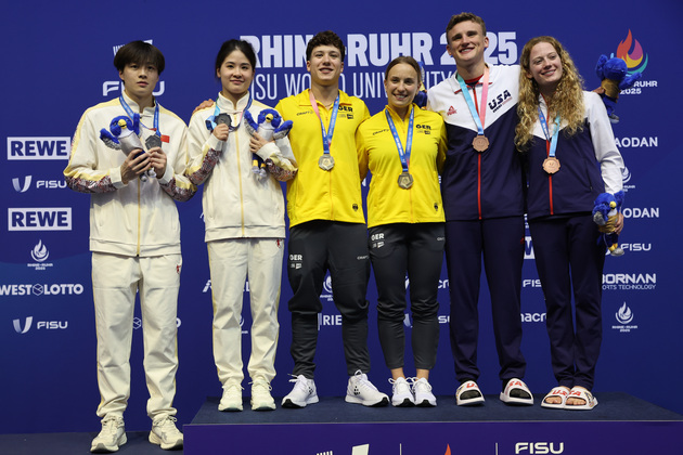 (SP)GERMANY-BERLIN-RHINE-RUHR 2025-FISU WORLD UNIVERSITY GAMES-DIVING