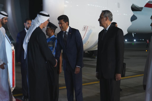 UAE Crown Prince arrives in Delhi for AI Impact Summit