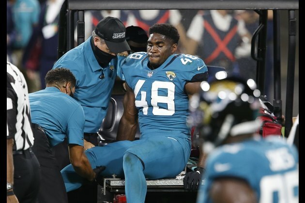 Report: Jaguars LB Jacobs (torn ACL) out for season