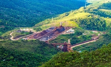 Iron ore mining in Minas Gerais, Brazil
