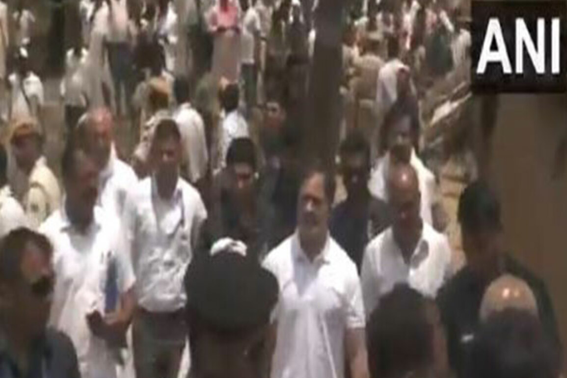 Bihar: Rahul Gandhi meets family of 'Mountain Man' Dashrath Manjhi in Gaya