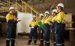  A safety briefing at Lynas' Malaysian headquarters