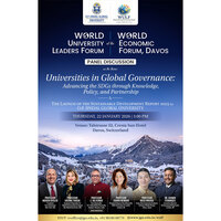 JGU Launches World University Leaders Forum at WEF Davos: A Global Platform for University-Led Solutions