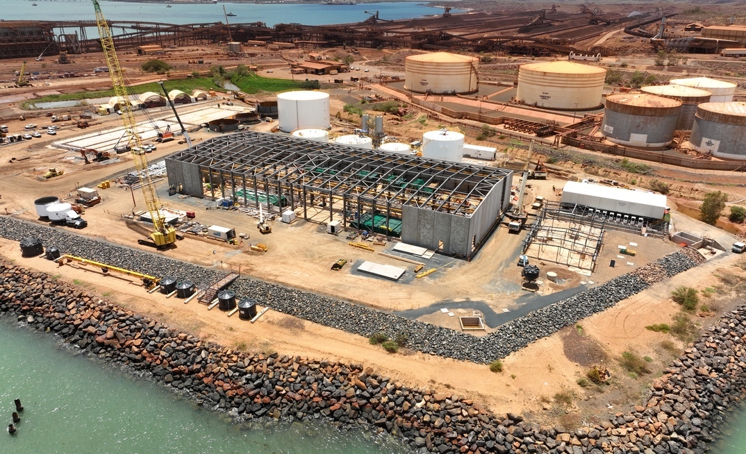 Dampier seawater desalination plant.