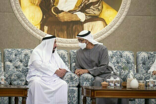 Sharjah Ruler congratulates Sheikh Mohamed bin Zayed on his election as UAE President