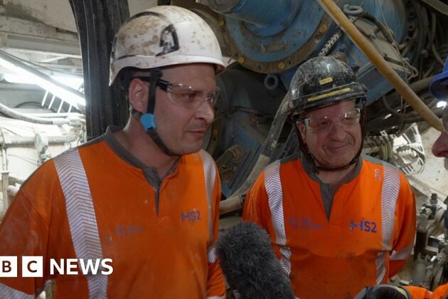 Inside HS2- Meet London&#39;s miners working on the Northolt tunnels
