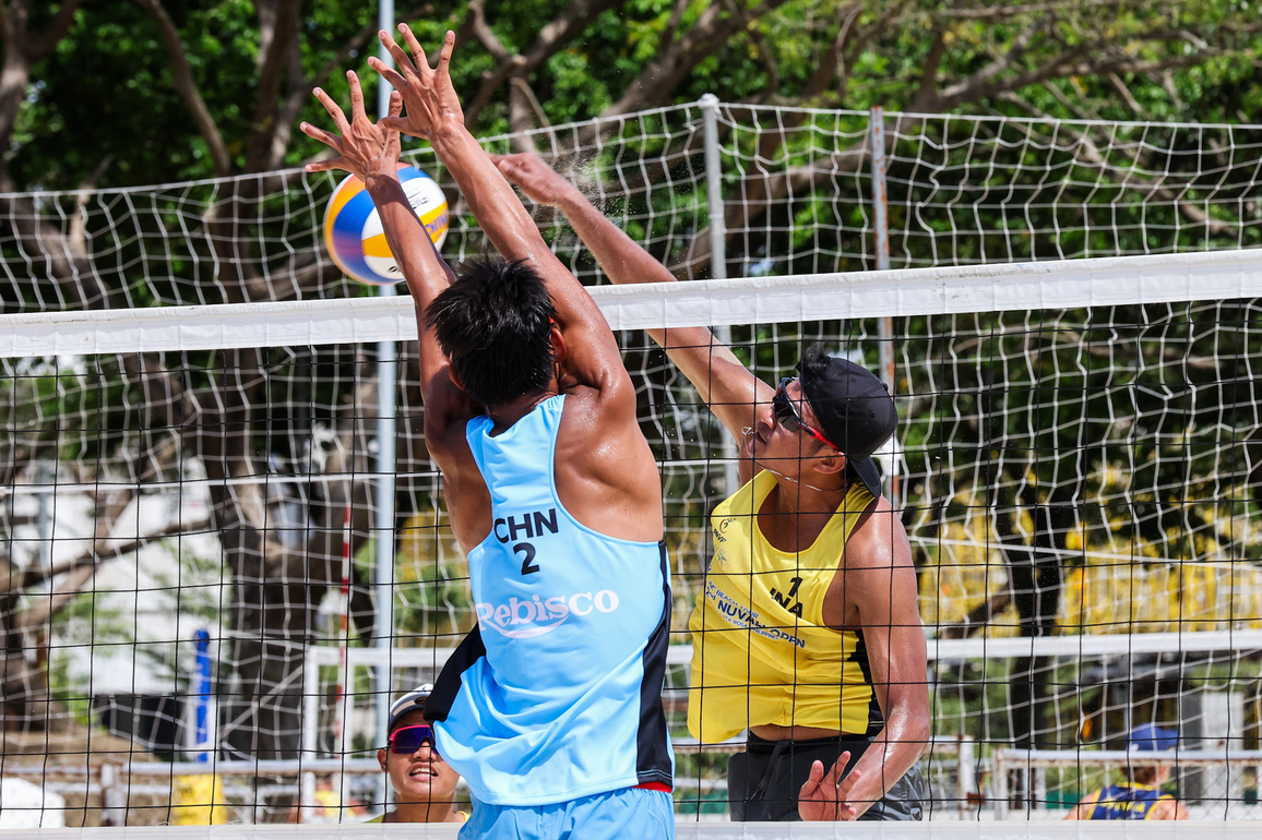 (SP)PHILIPPINES-LAGUNA PROVINCE-BEACH VOLLEYBALL-TOUR-2ND NUVALI OPEN-MEN