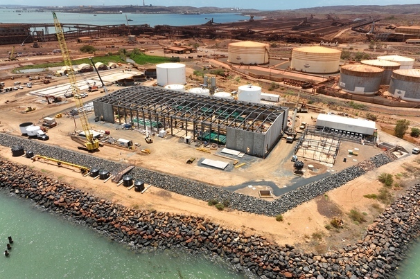 Dampier seawater desalination plant.