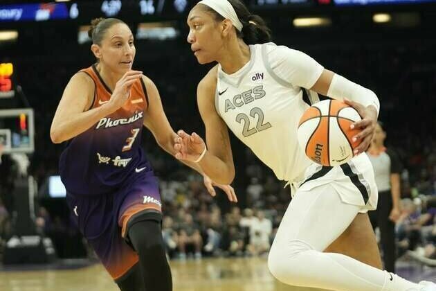 A'ja Wilson's last-second hoop sends Aces to 3-0 Finals lead
