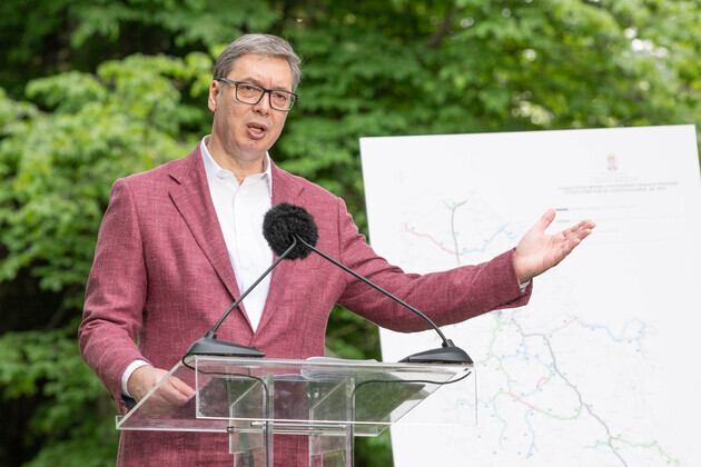 SERBIA-BELGRADE-CHINESE COMPANY-NEW EXPRESSWAY CONTRACT-SIGN