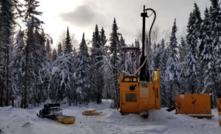 Drilling at Cadillac Break East in Quebec, Canada
