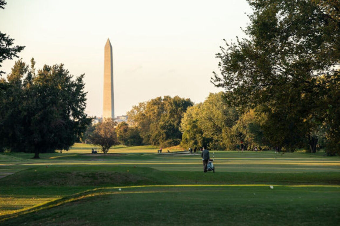 Trump administration sued for East Potomac golf course overhaul plan