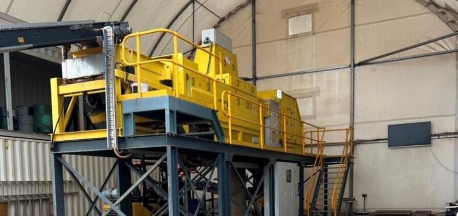 A Steinert ore sorter used in testwork for Burmeister.