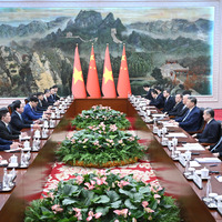 (SCO Tianjin Summit) CHINA-TIANJIN-XI JINPING-VIETNAMESE PM-MEETING (CN)