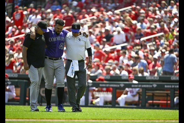 Rockies Charlie Blackmon, Antonio Senzatela exit with injuries