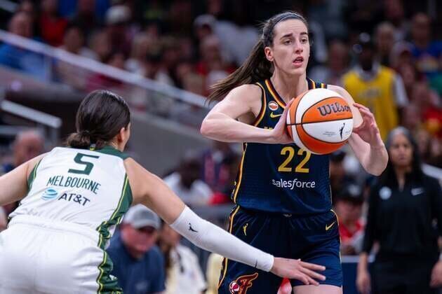 Fever's Caitlin Clark (back) 'probable' to face Valkyries