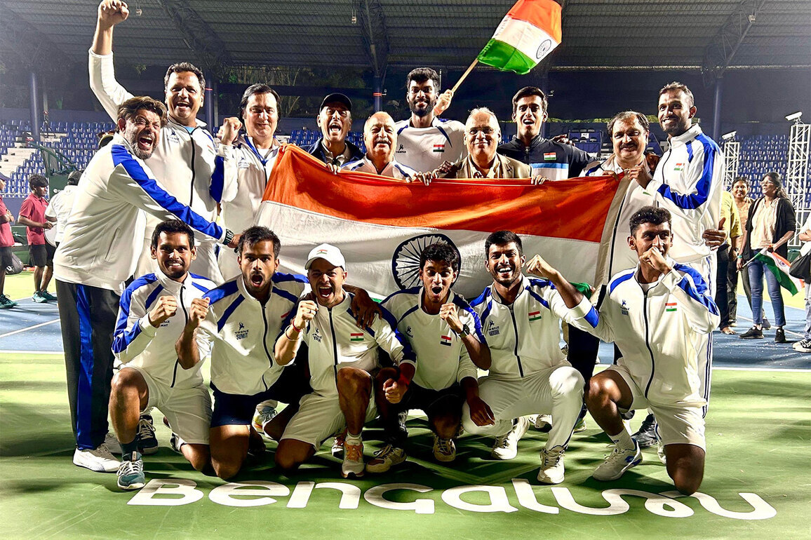 Dhakshineswar Suresh leads India to 3-2 victory against Netherlands in Davis Cup Qualifiers Round 1