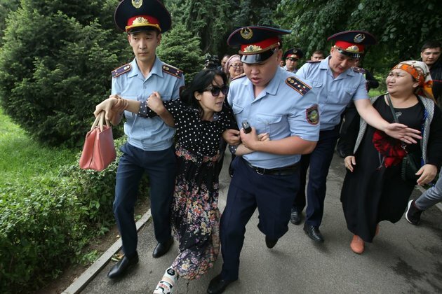 More Arrests In Almaty Overnight As Kazakhs Protest Election Results