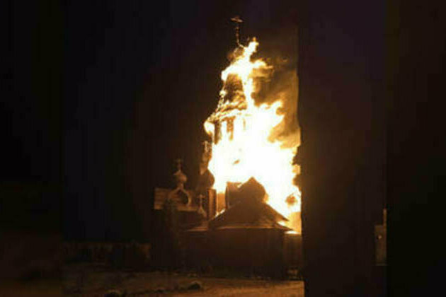 New Jerusalem Temple burns down after Ukrainian attack (VIDEO)