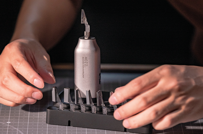 Hozo launches palm-sized detail sander 