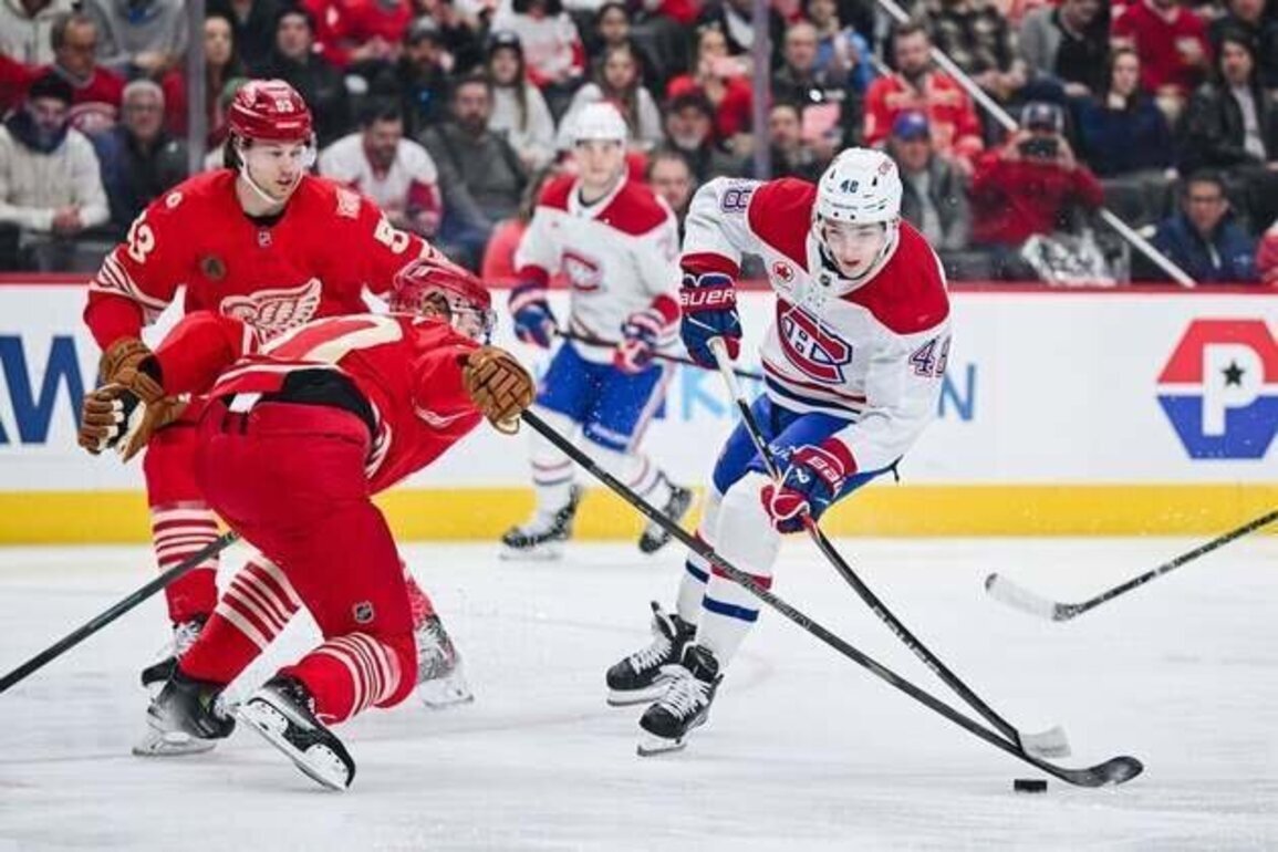 Alex DeBrincat all the Red Wings need to take down Canadiens