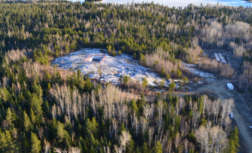 The Separation Rapids lithium deposit in Ontario, Canada. Credit: Avalon Advanced Materials