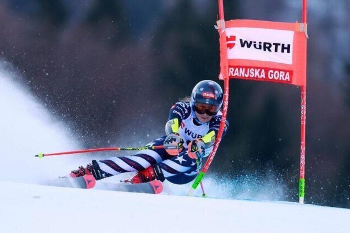 Mikaela Shiffrin's streak in slalom ends