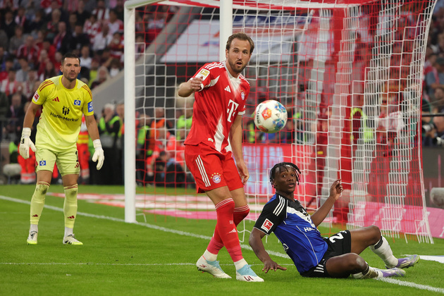 (SP)GERMANY-MUNICH-FOOTBALL-BUNDESLIGA-BAYERN MUNICH VS HAMBURGER SV