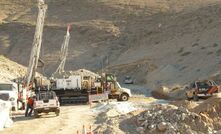 The boreholes being drilled to try and make contact with the trapped miners.