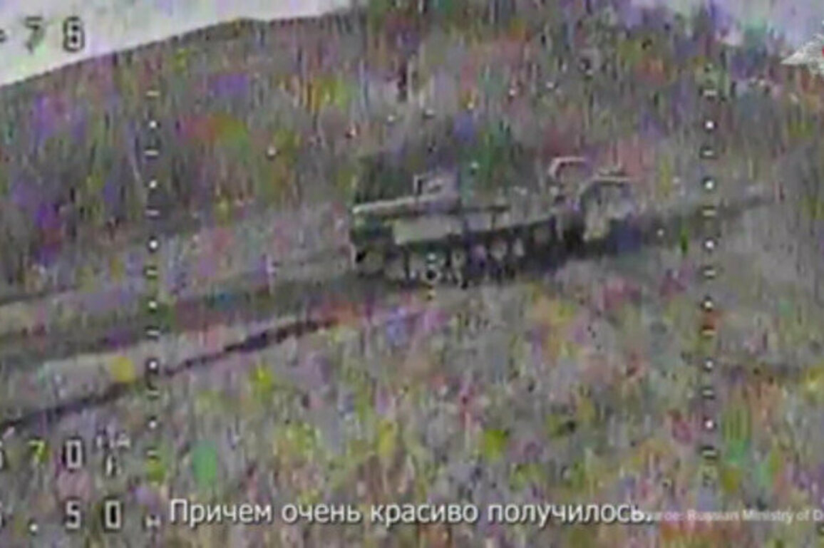 Ukrainian mine-clearing vehicle hit while firing at Russian forces - MOD (VIDEO)