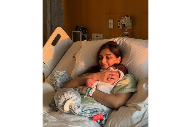 Sonam Kapoor cradles baby boy in adorable first post after birth