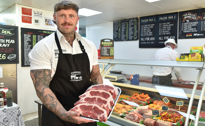 Young butcher wants to keep tradition alive - "More young blood is needed to keep farming alive"