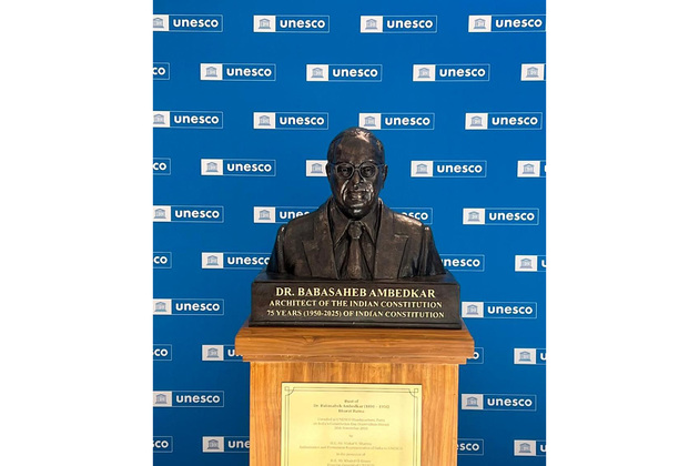 Dr Ambedkar's bust unveiled in Paris, PM Modi calls it a "fitting tribute"
