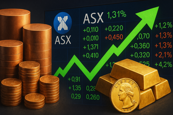 Gold stocks lead as ASX falls on returning trade tensions