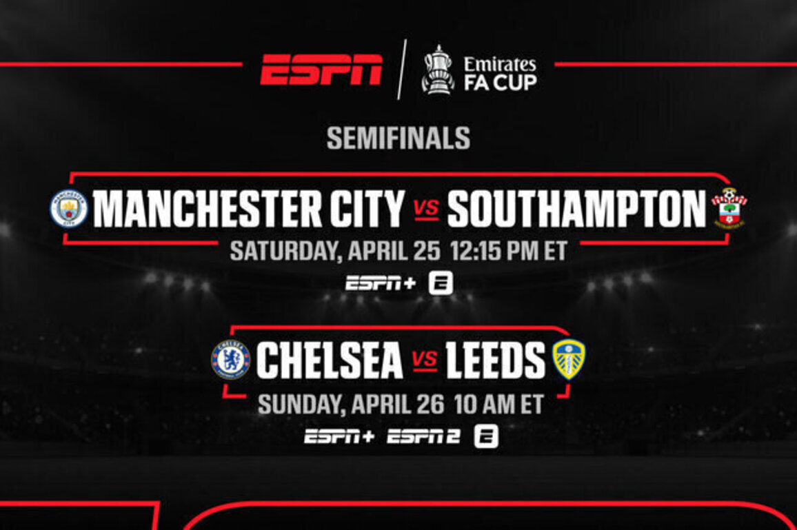 FA Cup and UEFA Women's Champions League semifinals headline week of soccer across ESPN, LALIGA Matchday 33, and more