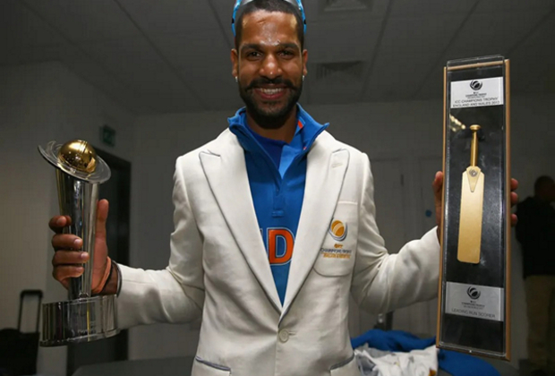 Shikhar Dhawan named official ambassador of 2025 ICC Champions Trophy