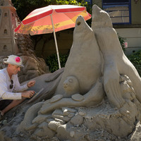 CANADA-VANCOUVER-SAND SCULPTURES