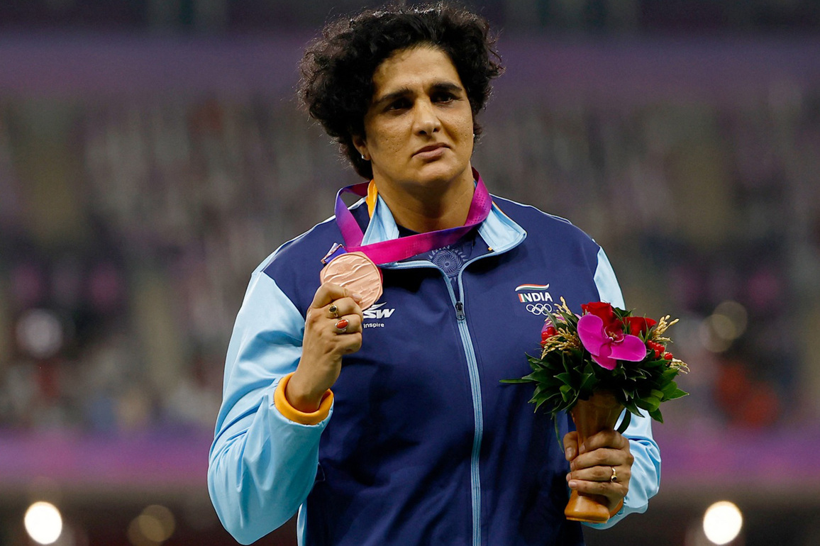 Seema Punia faces 16-month suspension by NADA for doping violation