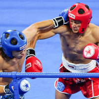 (SP)CHINA-CHENGDU-THE WORLD GAMES 2025-KICKBOXING-MEN'S K1 -63.5KG-SEMIFINALS (CN)