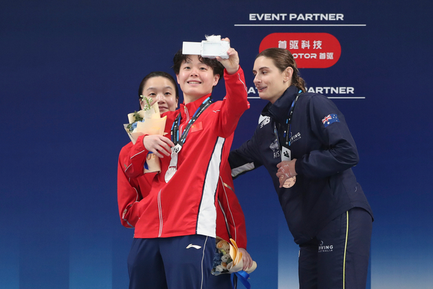 (SP)CHINA-BEIJING-WORLD AQUATICS WORLD CUP-SUPER FINAL-WOMEN'S 3M SPRINGBOARD (CN)