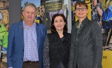 Gekko founders Sandy Gray (left) and Elizabeth Lewis-Gray (right) with Victorian (Australian) minister Lily D’Ambrosio