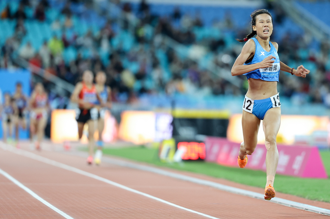 (SP)CHINA-15TH NATIONAL GAMES-ATHLETICS-WOMEN'S 1500M-FINAL (CN)