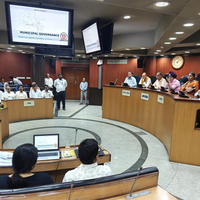 International delegation comprising around 30 members meet Delhi Mayor