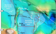 Targets Lower Kyalla shale at 1800m